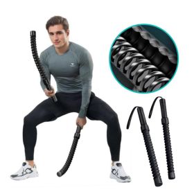 Cordless Battle Ropes, Home Fitness Equipment, Integrated Non-slip Handles, Rubber-coated Springs, Unisex, Suitable For Indoor And Outdoor Training, H