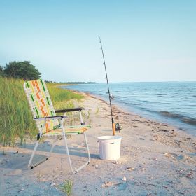 Set of 2 Webbed Folding Beach Chairs, Outdoor Patio Lawn Foldable Chairs for Camping Fishing Yard Poolside BBQ, Yellow & Green (Option: As picture)