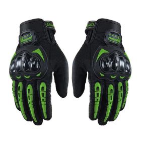 Racing Motorcycle Motorbike Motocross Riding Dirt Bike Full Finger Sports Gloves (Option: Green-XL)